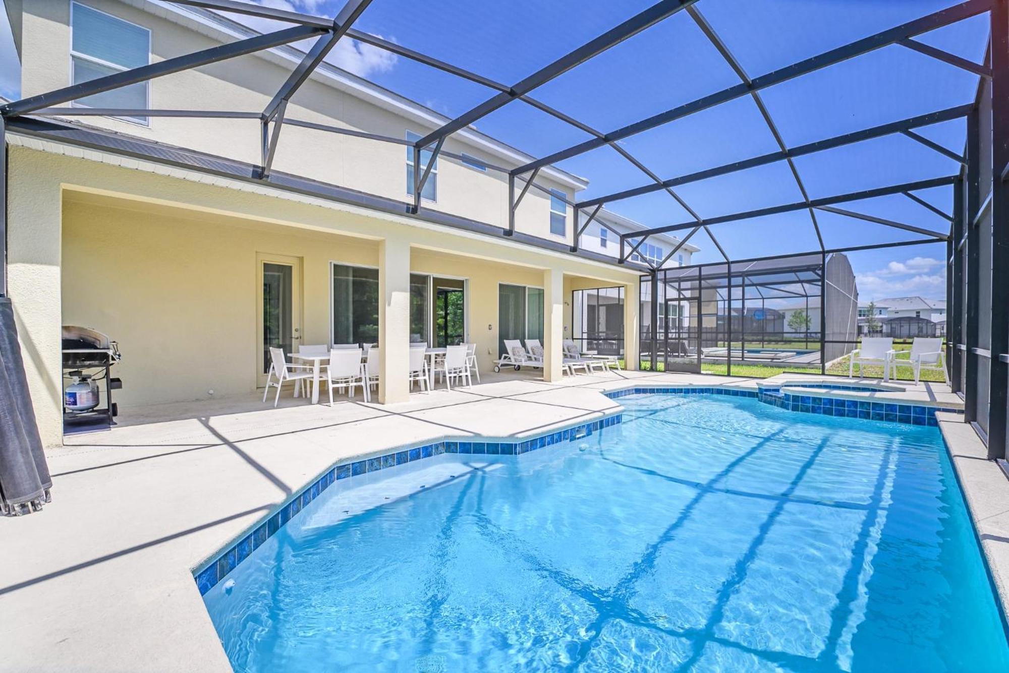 Stunning 9Br Home - Family Resort With Private Pool, Hot Tub, Games Room And Bbq! คิสซิมมี ภายนอก รูปภาพ